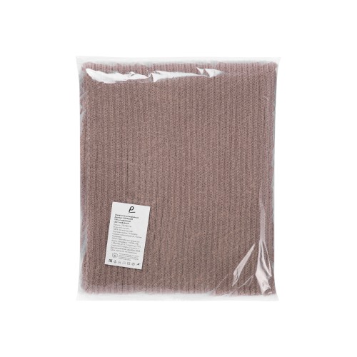 Шарф Форгес (Forges) вязаный, коричневый