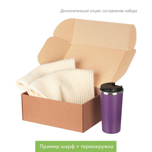 Шарф Forges вязаный, бежевый