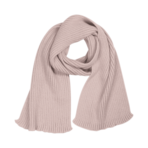 Шарф Форгес (Forges) вязаный, дымчато-розовый