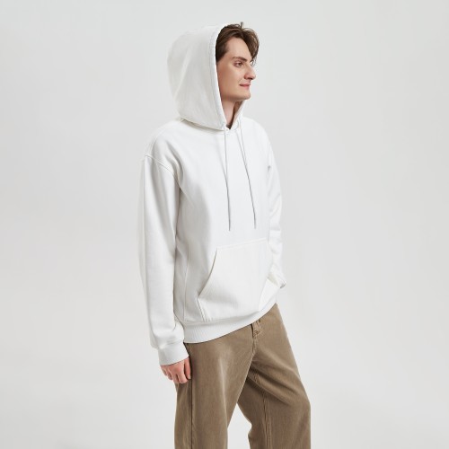 Худи релакс унисекс Адвенче (Adventure), белый