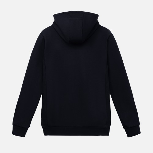 Толстовка на молнии с капюшоном MATEO, темно-синяя, размер XXXL