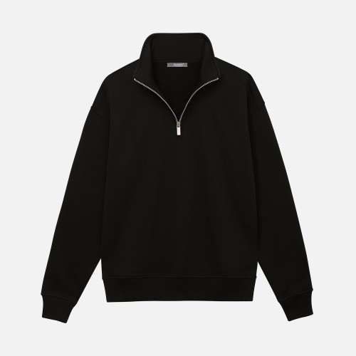 Толстовка на молнии унисекс Флоу (Flow), черная