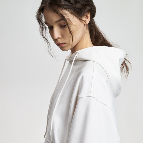 Худи релакс унисекс Адвенче (Adventure), белый