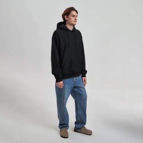 Худи релакс унисекс Адвенче (Adventure), черный