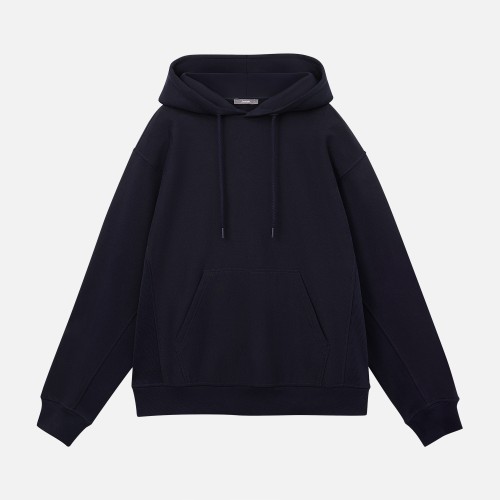 Худи релакс унисекс Адвенче (Adventure), темно-синий