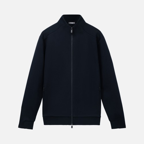 Толстовка на молнии ASTIN темно-синяя, размер S/M