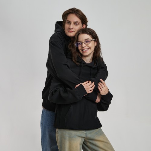 Худи релакс унисекс Адвенче (Adventure), черный