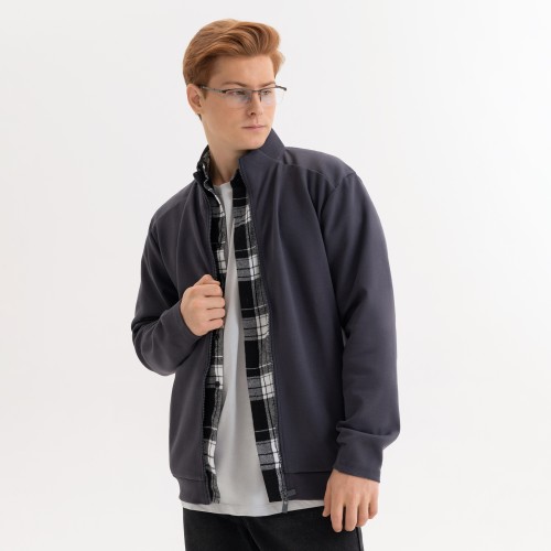 Толстовка на молнии ASTIN антрацит, размер XXL