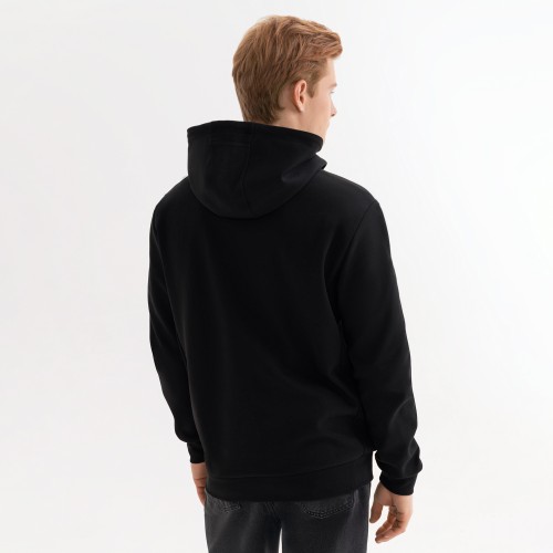 Толстовка на молнии с капюшоном MATEO черная, размер XL