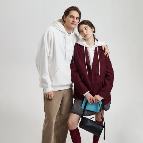 Худи релакс унисекс Адвенче (Adventure), белый