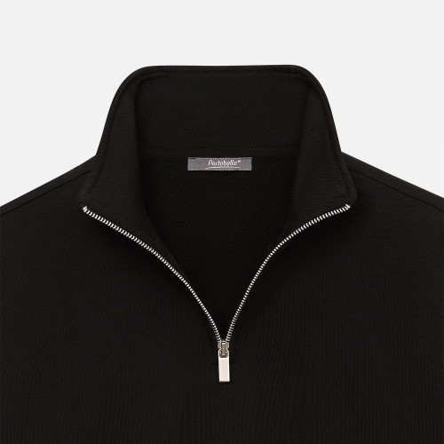 Толстовка на молнии унисекс Флоу (Flow), черная