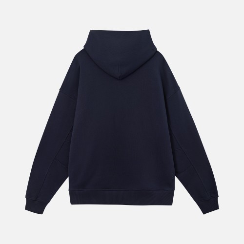 Худи оверсайз унисекс Фьюжн (Fusion), темно-синий