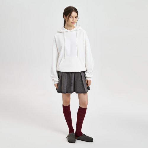 Худи релакс унисекс Адвенче (Adventure), белый