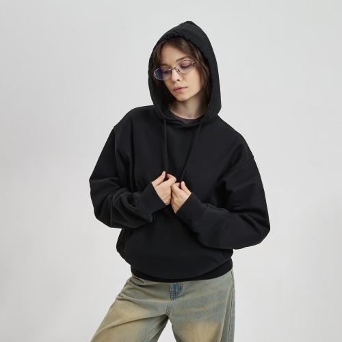 Худи релакс унисекс Адвенче (Adventure), черный