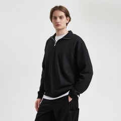 Толстовка на молнии унисекс Флоу (Flow), черная