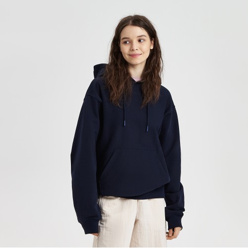 Худи релакс унисекс Адвенче (Adventure), темно-синий