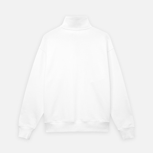 Толстовка на молнии унисекс Флоу (Flow), белая