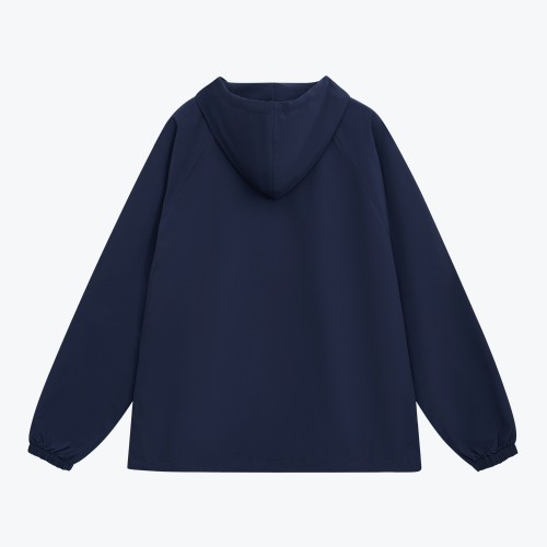 Ветровка (анорак) оверсайз унисекс Риссман (Rissman), темно-синяя