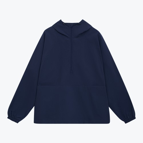 Ветровка (анорак) оверсайз унисекс Риссман (Rissman), темно-синяя