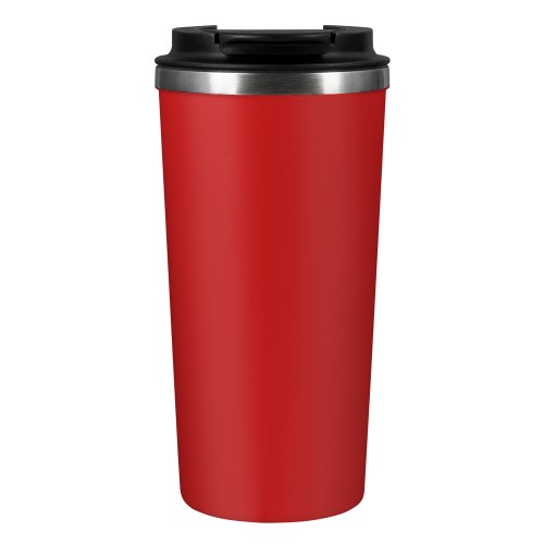 Подарочный набор Форгес (Forges), бежевый/красный (шарф, термокружка)