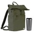 Подарочный набор Палермо (Palermo), Бостон (Boston), зеленый/серый (рюкзак, термокружка)