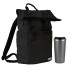Подарочный набор Палермо (Palermo), Бостон (Boston), черный/серый (рюкзак, термокружка)