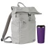 Подарочный набор Палермо (Palermo), Бостон (Boston), серый/фиолетовый (рюкзак, термокружка)