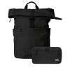 Подарочный набор Бостон (Boston) рюкзак + дорожная косметичка, черный