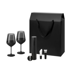 Подарочный набор Блэк Эдишн (Black Edition), Сакраменто (Sacramento) (2 бокала + набор для вина)