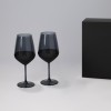 Подарочный набор 2 бокала для вина Блэк Эдишн (Black edition) в черной коробке