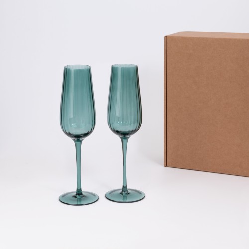 Подарочный набор 2 бокала для шампанского Капри (Capri)