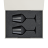 Подарочный набор 2 бокала для вина Блэк Эдишн (Black edition) в серой коробке