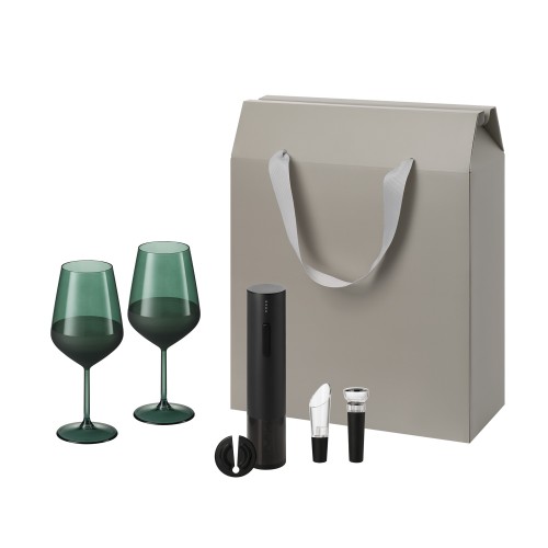 Подарочный набор Эмеральд (Emerald), Сакраменто (Sacramento) (2 бокала + набор для вина)
