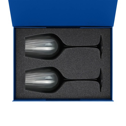 Подарочный набор 2 бокала для вина Мансера (Mancera) в синей коробке