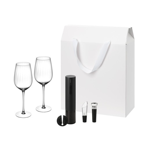 Подарочный набор Бланш (Blanche), Сакраменто (Sacramento) (2 бокала + набор для вина)