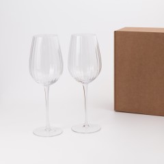 Подарочный набор 2 бокала для вина Бланш (Blanche)