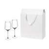 Подарочный набор 2 бокала для вина Бланш (Blanche) в большом подарочном пакете