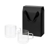 Подарочный набор 2 стеклянные кружки Луна (Luna) в коробке-пакете
