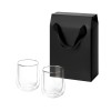 Подарочный набор 2 стеклянных стакана Лунго (Lungo) в коробке-пакете