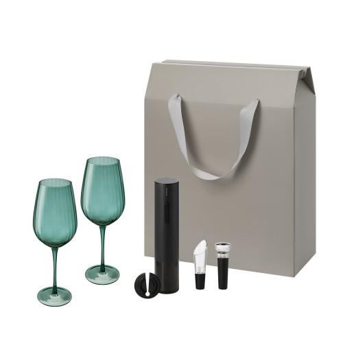 Подарочный набор Капри (Capri), Сакраменто (Sacramento) (2 бокала + набор для вина)