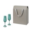 Подарочный набор 2 бокала для шампанского Капри (Capri) в большом подарочном пакете