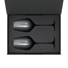 Подарочный набор 2 бокала для вина Мансера (Mancera) в черной коробке