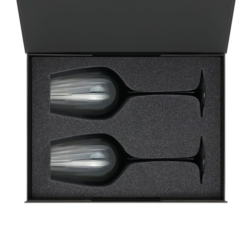 Подарочный набор 2 бокала для вина Мансера (Mancera) в черной коробке