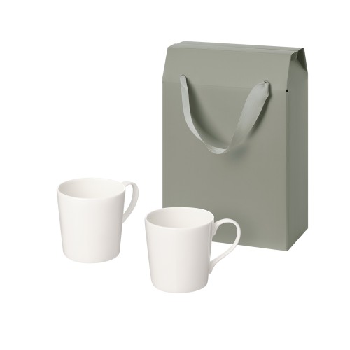Подарочный набор Сиена (Siena) в коробке-пакете (две фарфоровых кружки)