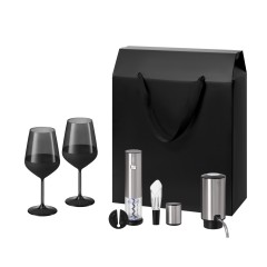 Подарочный набор Блэк Эдишн (Black Edition), Винтаро (Vintaro), Данте (Dante) (2 бокала + набор для вина + аэратор)