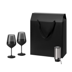 Подарочный набор Блэк Эдишн (Black Edition), Данте (Dante) (2 бокала + аэратор для вина)