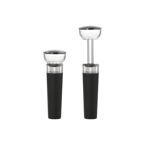 Набор для вина с электрическим штопором Сакраменто (Sacramento), черный