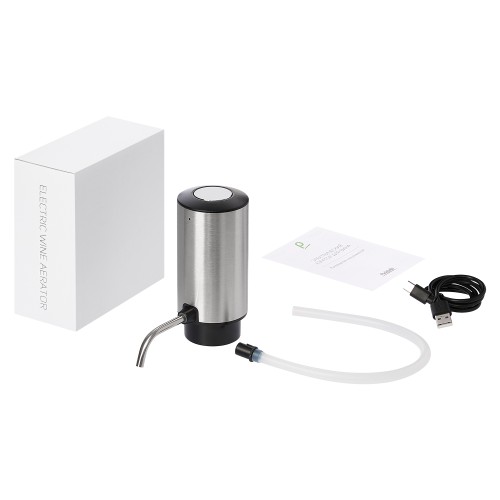 Электрический аэратор Данте (Dante), серебряный