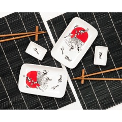 Набор для сервировки суши Tokyo (10 предметов), черный