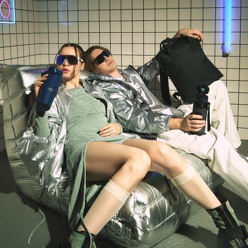 Бутылка для воды Вектор (Vector), черная